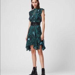 All Saints Fleaur wing dress, beautiful colouring.